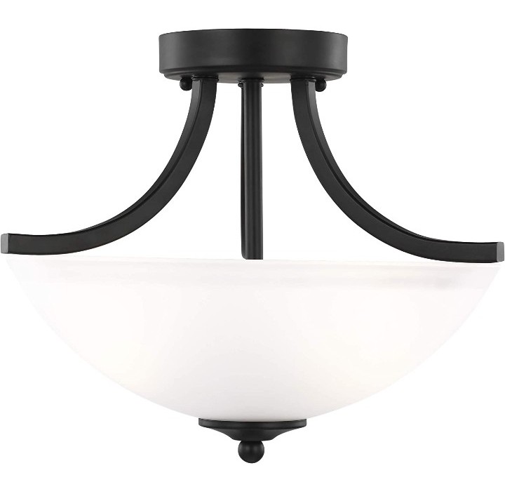 Generation Lighting 7716502-112 Geary Small Two - Light Semi-Flush Convertible P