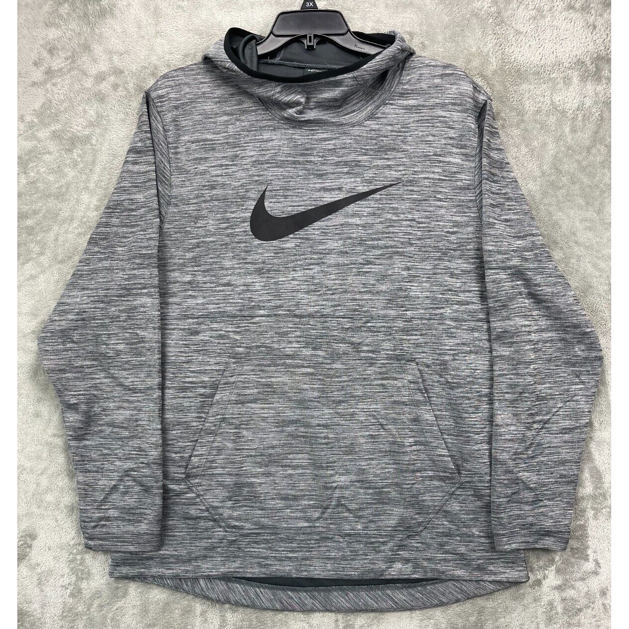 Nike Sweater Men's Hoodie XXL Dri Fit Spotlight Big Swoosh Logo Gym 925634-050