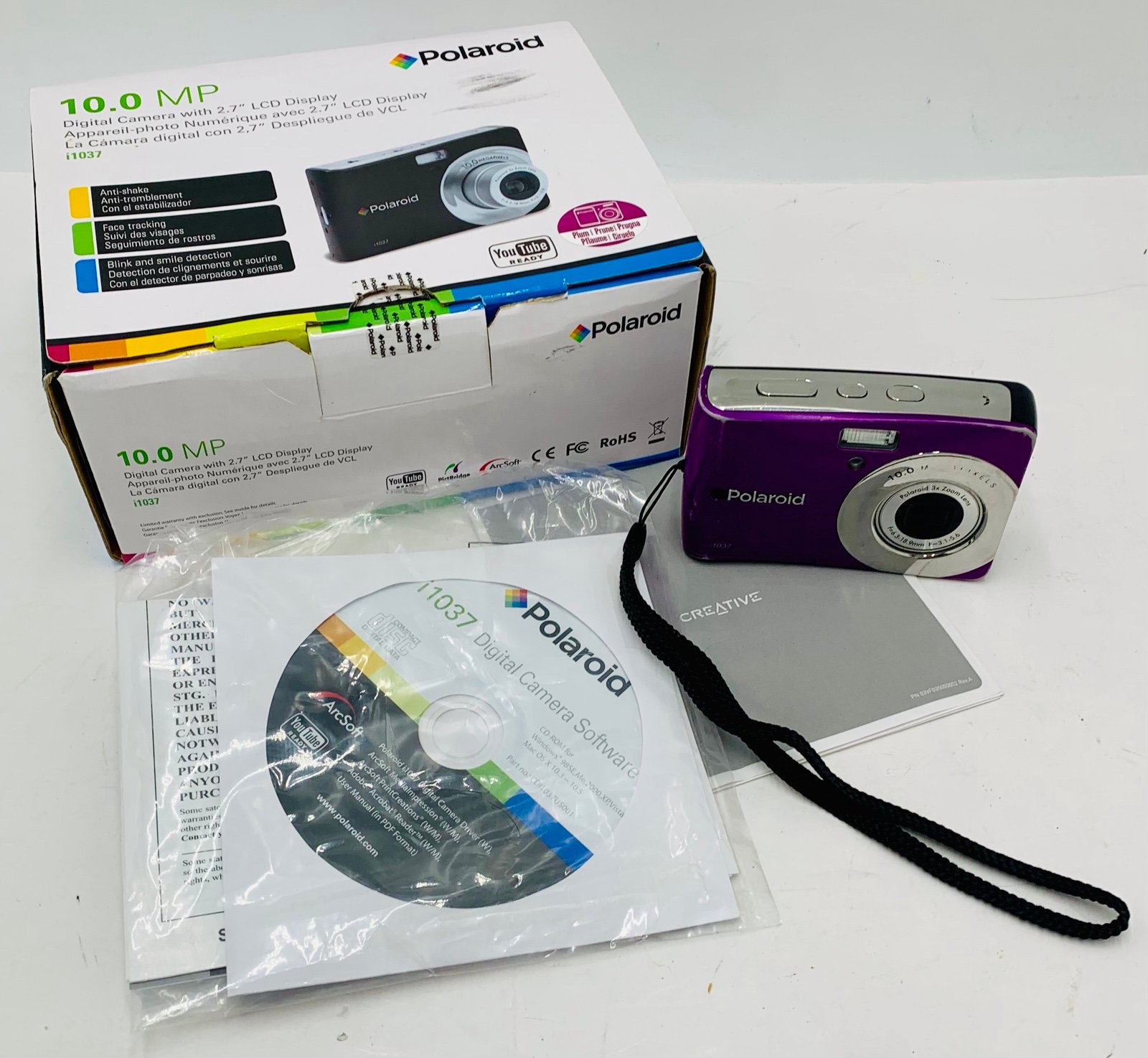 Polaroid i1037 Digital Camera With 2.7” LCD Display & 10.0 MP