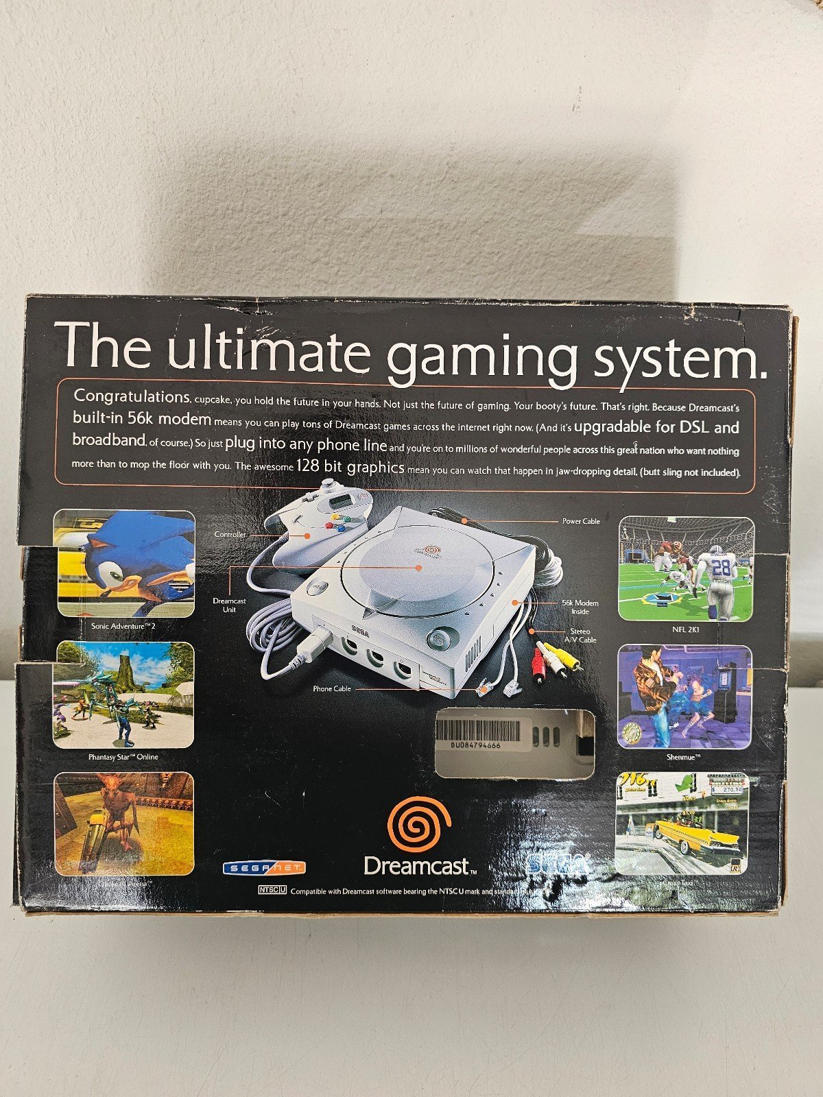 Sega Dreamcast Game Console HKT-3020 Authentic (FREE SHIPPING)