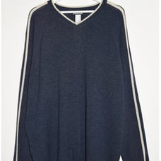 patagonia • mens sz medium wool cashmere cask v-neck sweater blue vintage