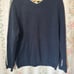 patagonia • mens sz medium wool cashmere cask v-neck sweater blue vintage
