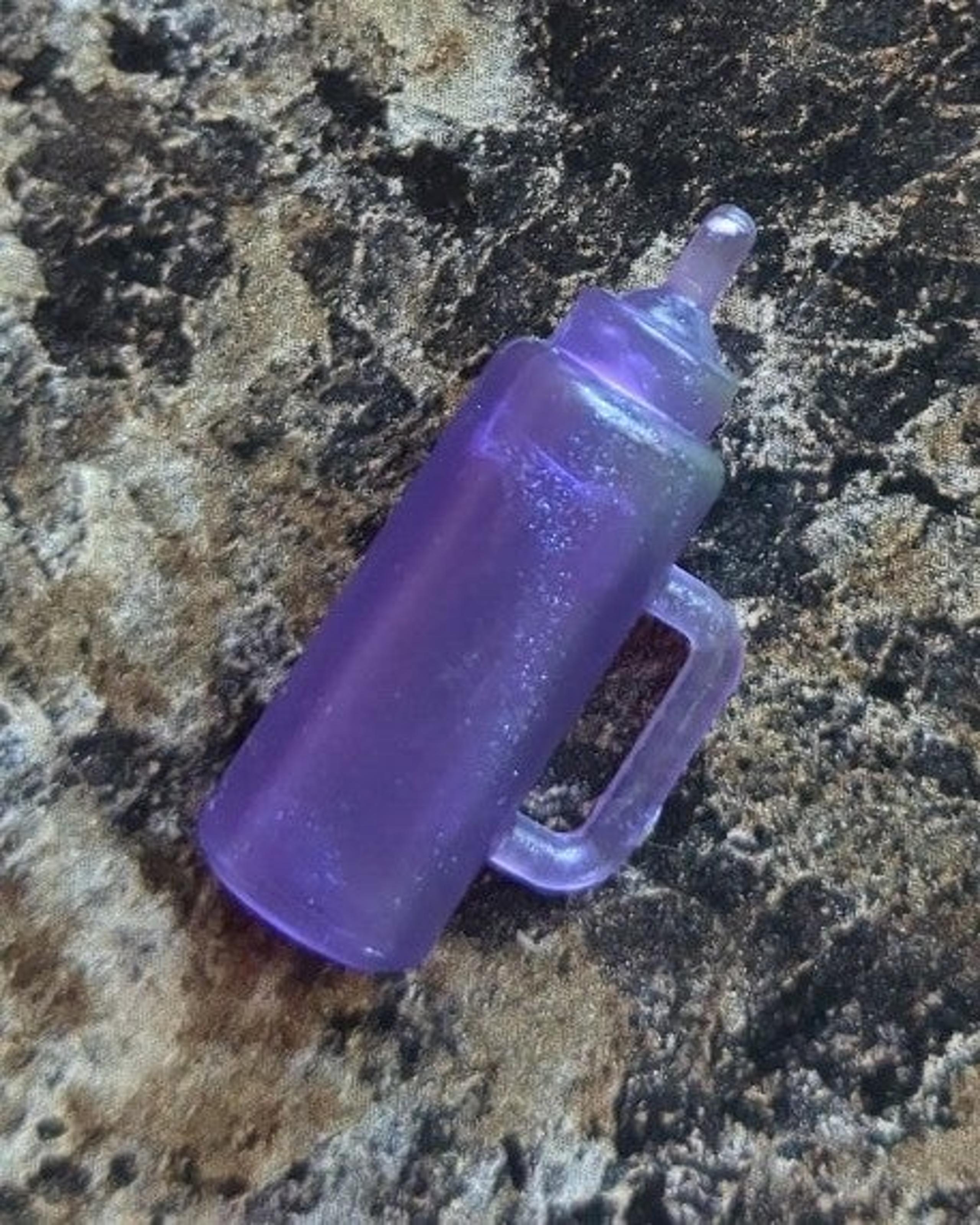 Mattel Barbie Fashion Doll Accessories Baby Bottle PURPLE