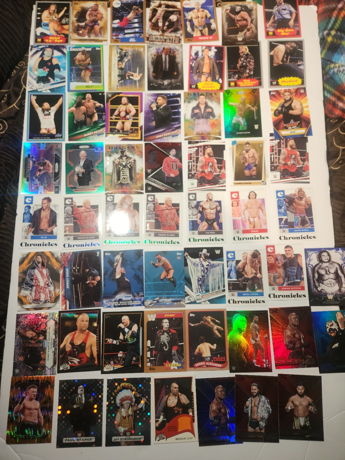 cards58 Card Lot All #'D Parallels Prizms Relics X Fractors