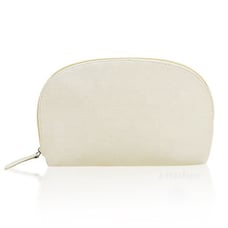 Custom Zipper Canvas Clutch Makeup Pouch Plain 100% Cotton Cosmetic Bag Wholesal