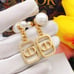 CD earrings