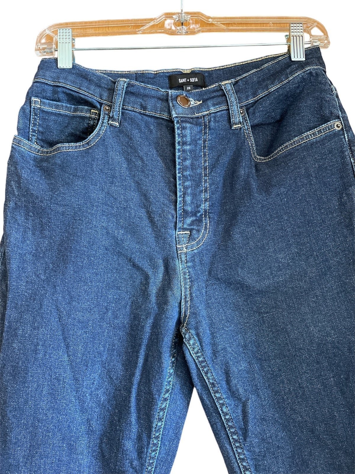 Saint + Sofia High Rise Skinny Jeans Stretch Women’s Size 28