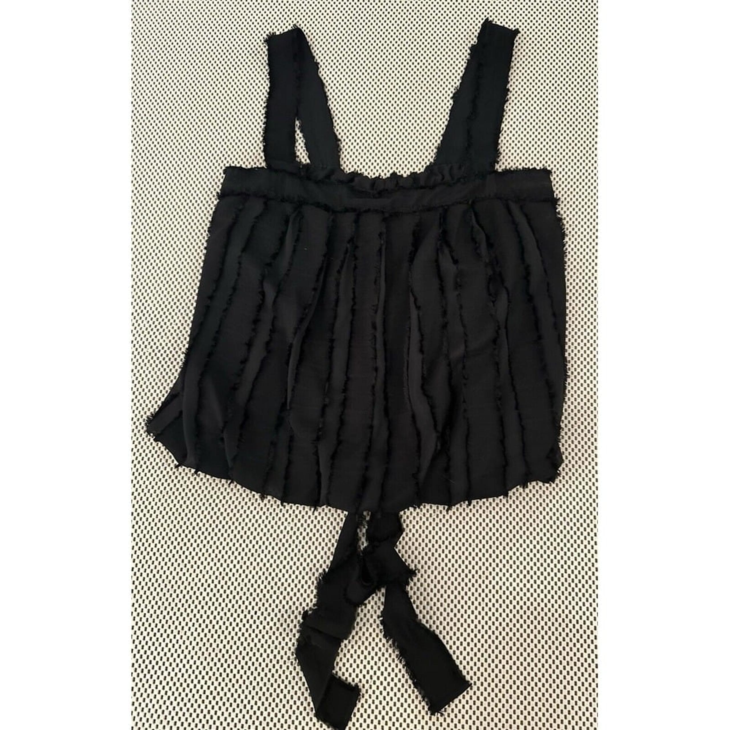 Max Studio Womens Black Cami Sz Small Sleeveless Top Camisole Blousy Fit Layer