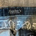 Baggy embroidery jeans