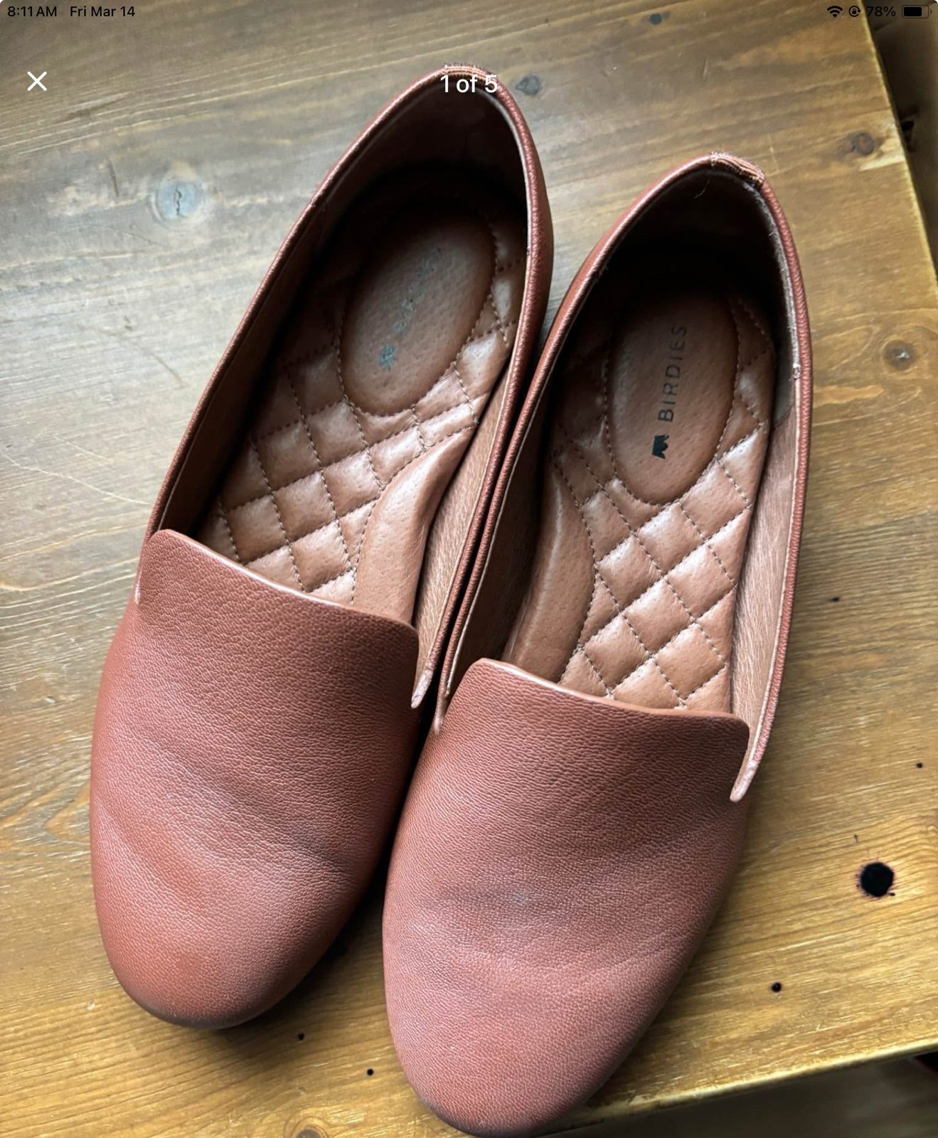 Women’s Leather Birdies 6