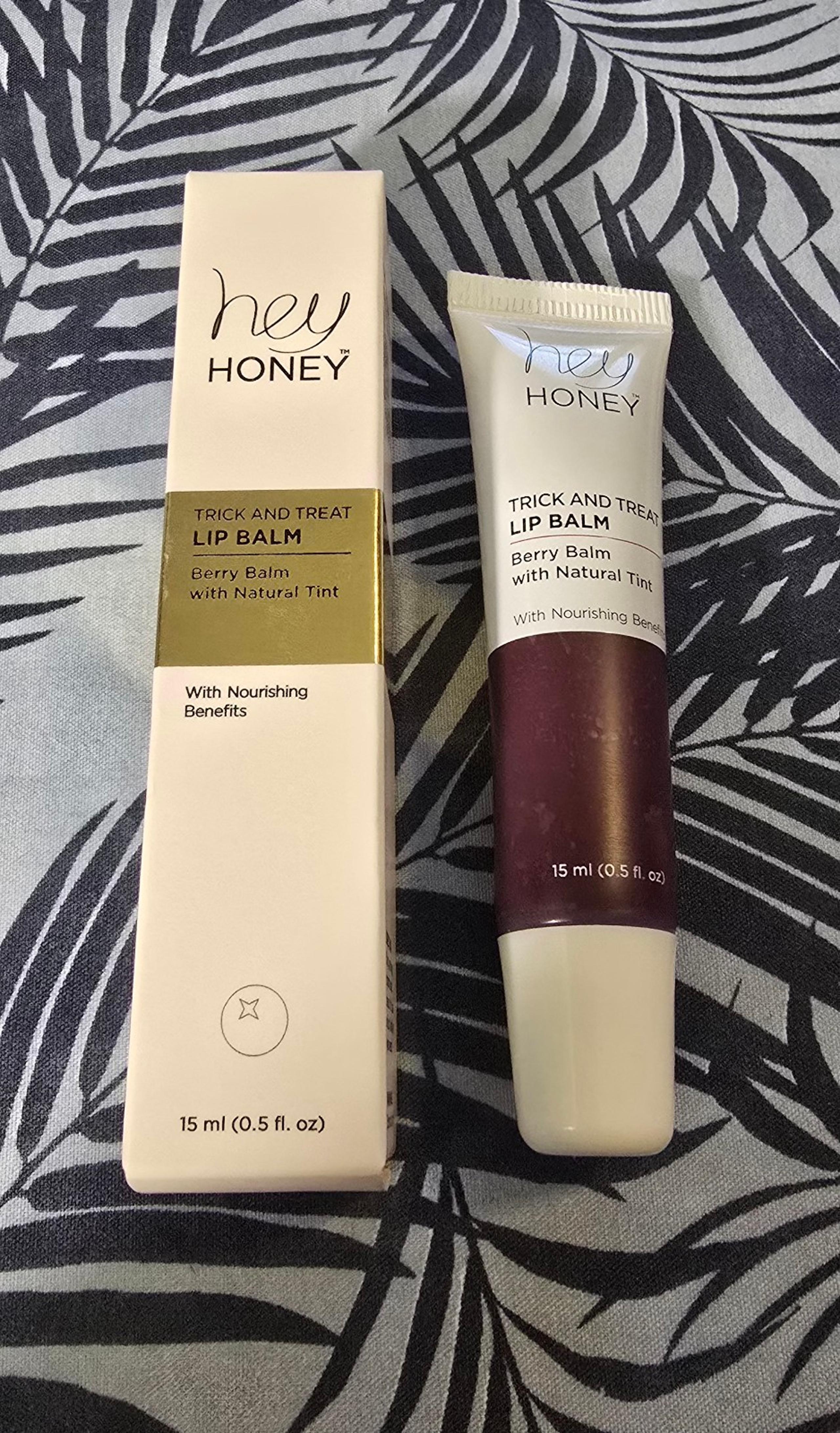 Hey Honey Trick and Treat Berry Balm w/ Natural Tint