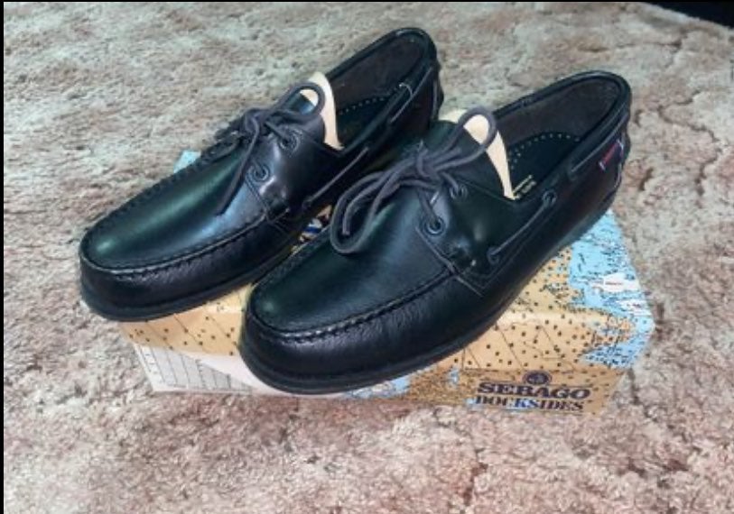 Sebago Black Docksides