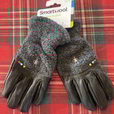 Smartwool Charcoal Trail Ridge Sherpa Gloves Size XS NWT