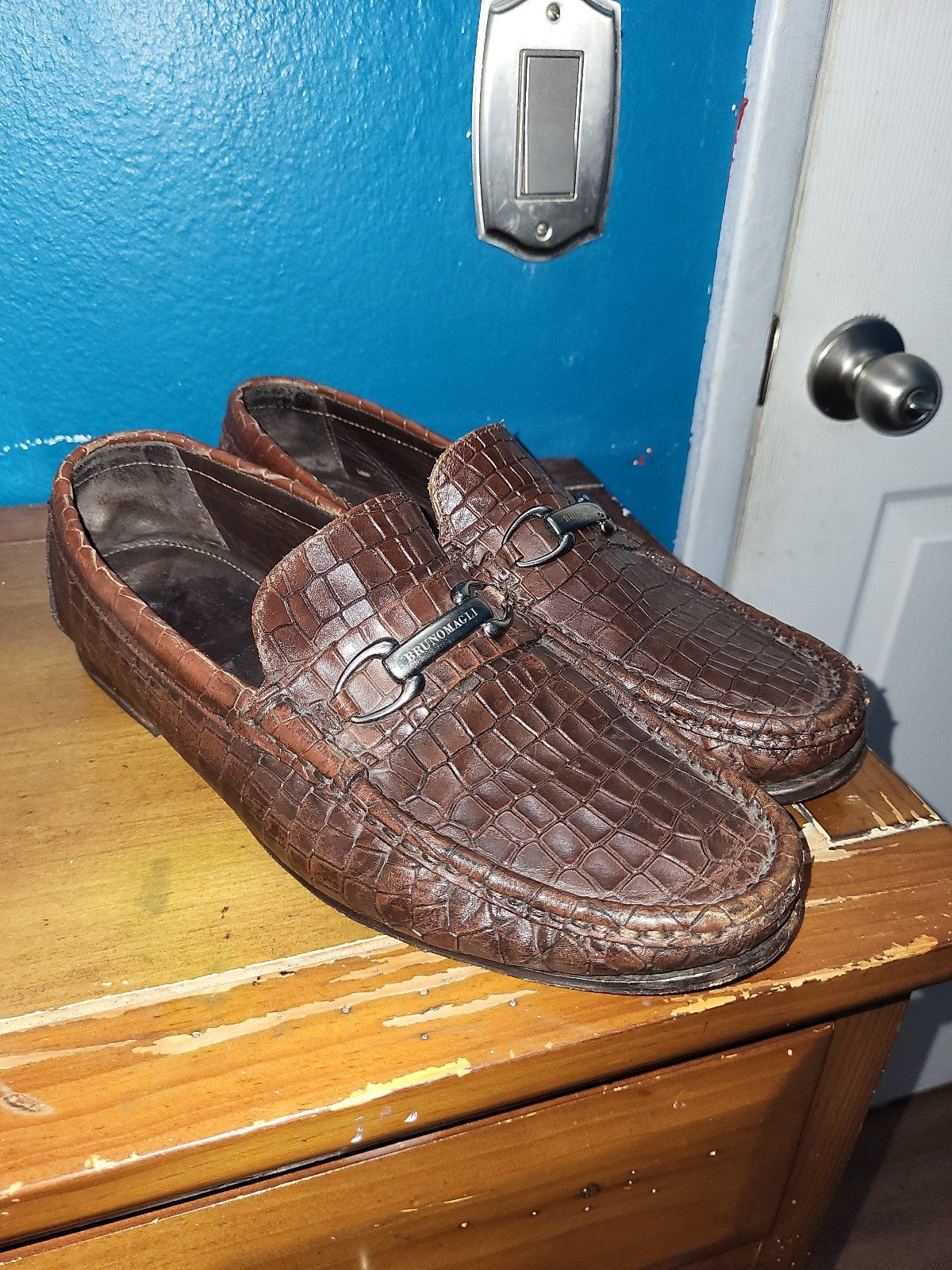 Bruno Magli Animal Print Townsend Mens Size 11