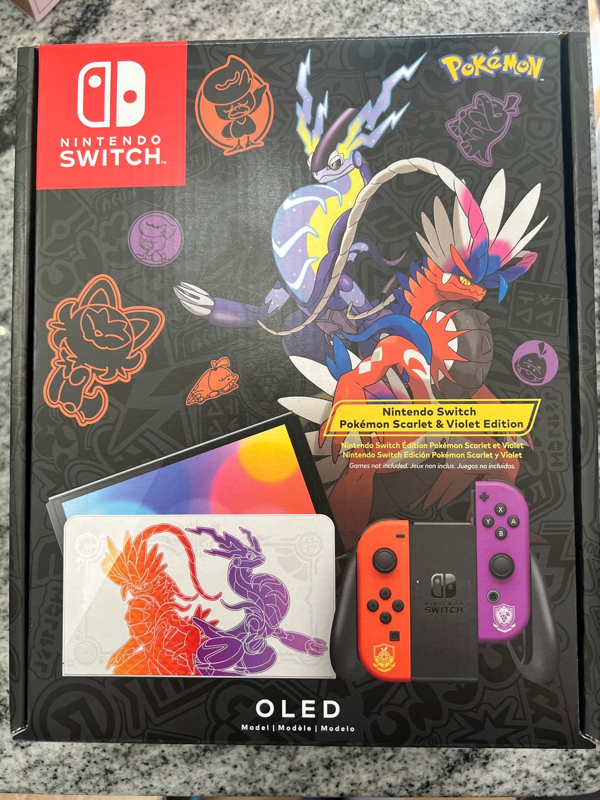 Nintendo Switch OLED Pokémon Scarlet & Violet edition