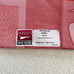 Garnier Thiebaut Tablecloth Red Pink Sparrow Birds Checkered 45x45 Square France