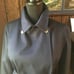 Jones New York Navy Full Length Raincoat