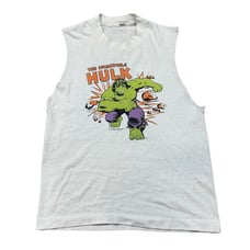 Vintage 70s The Incredible Hulk Single Stitch Tank Top XS Marvel Comics