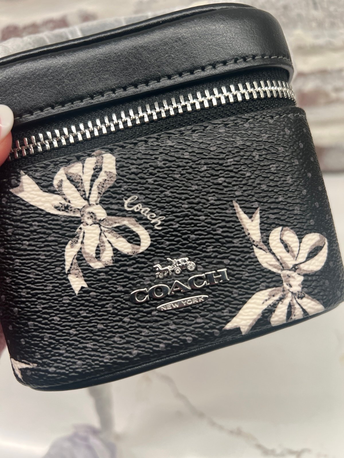 Coach Ava Crossbody Bag With Bow Print NWT CZ523