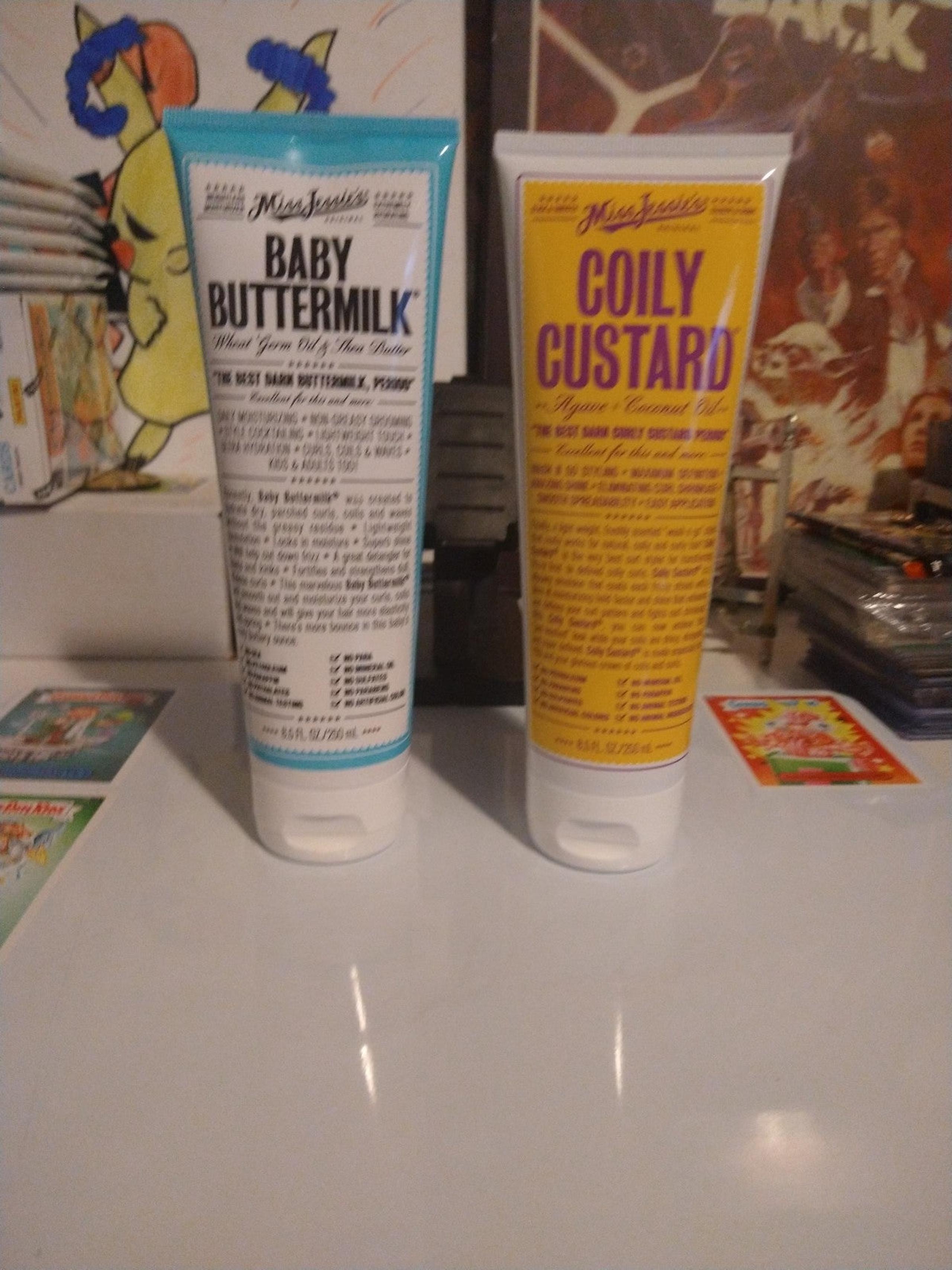 Miss Jessie's hair creams (2) bottles baby buttermilk coily custard