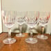 MIKASA Old Dublin Crystal 7 Wine Glasses Water Goblets- Set of 4