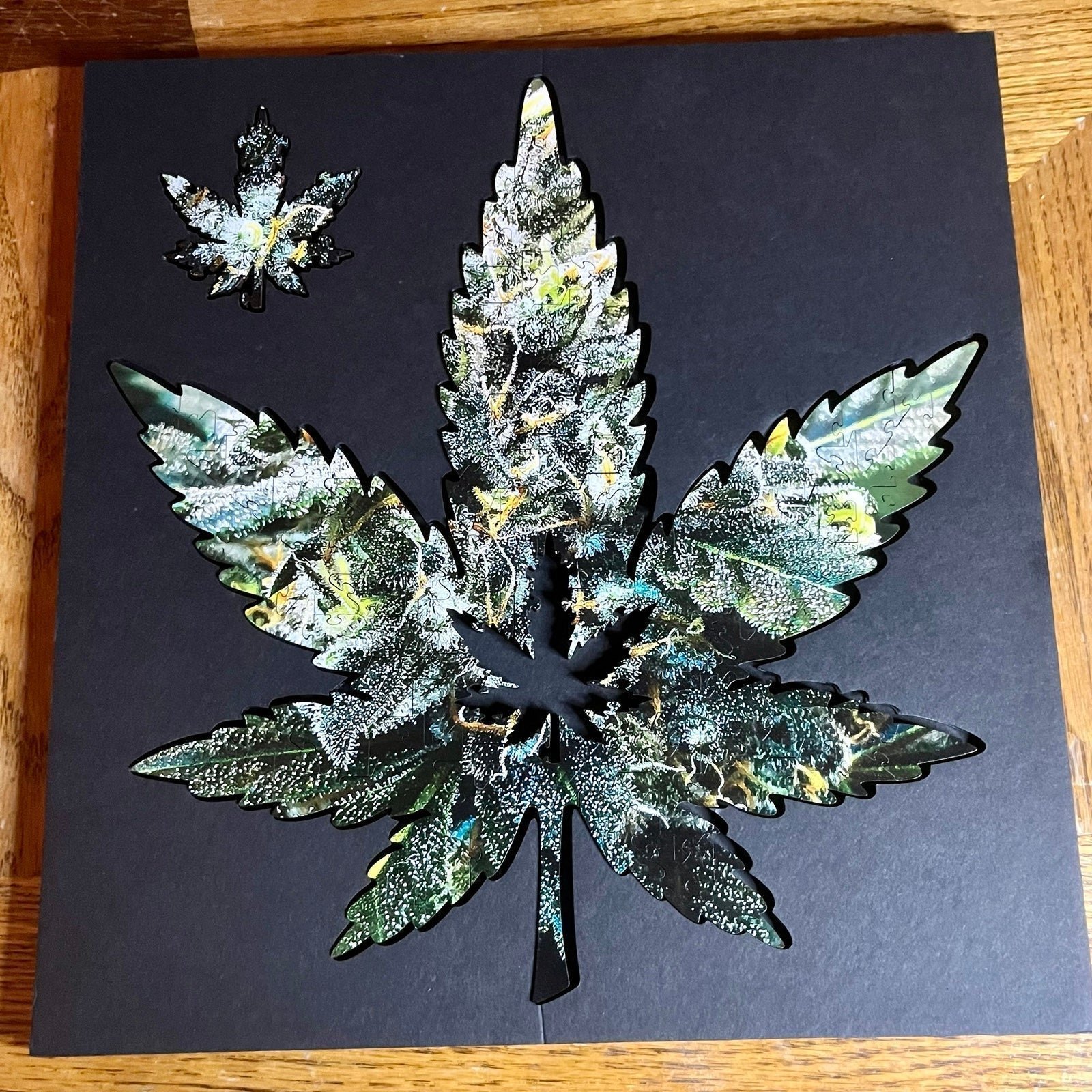 INDICA CANNABIS WOODEN PUZZLE Witches Fuel by Sport Farmer 10” x 11” -69 Pieces
