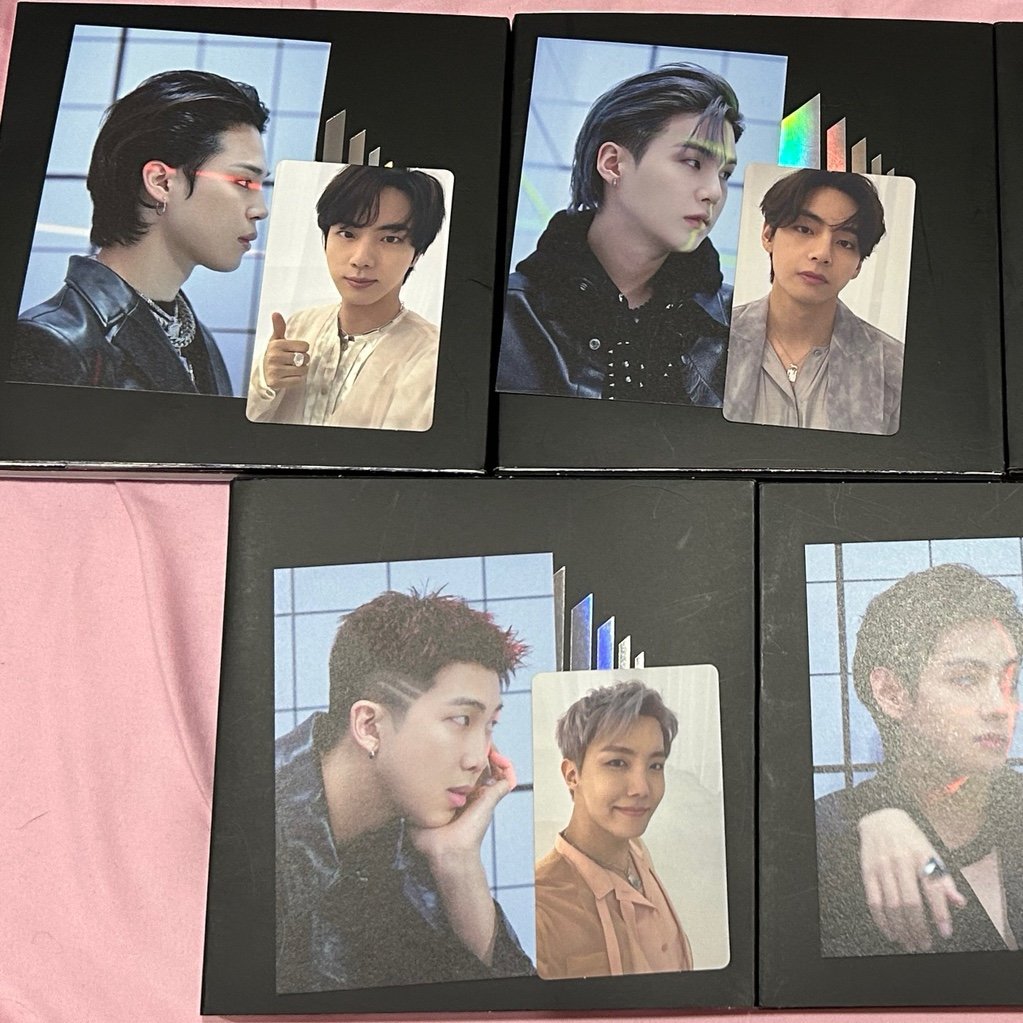 PROOF bts album photocards postcards
