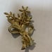 Vintage Signed Monet Multi-color Rhinestone Enamel Flower Brooch, women's brooch