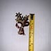 Vintage Signed Monet Multi-color Rhinestone Enamel Flower Brooch, women's brooch