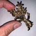 Vintage Signed Monet Multi-color Rhinestone Enamel Flower Brooch, women's brooch