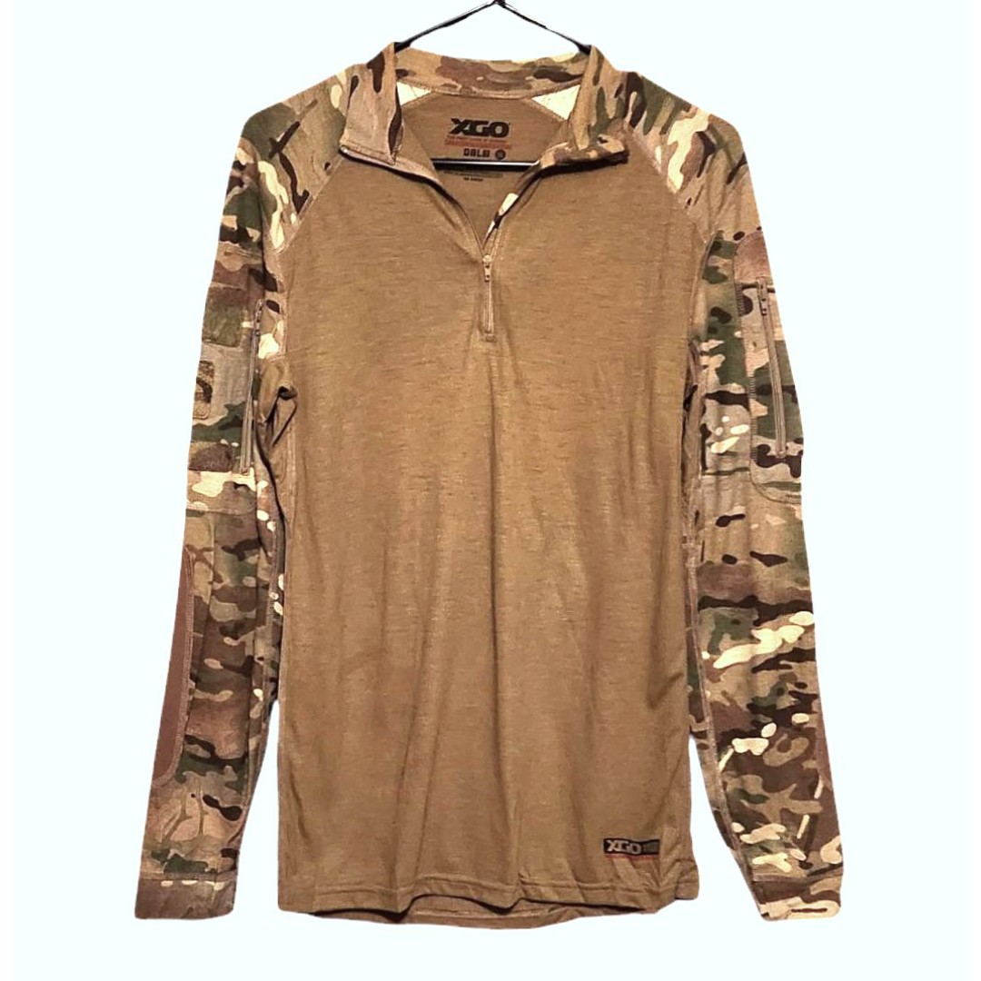 XGO Shirt Defense Base Layer DBL3 Flame Retardant UPF 35+ Sleeve Pockets Size S