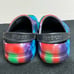 Crocs Slip Resistant Tie Dye Shoes - Men's SZ 10 Women's SZ 12 -WORN ONCE 204044