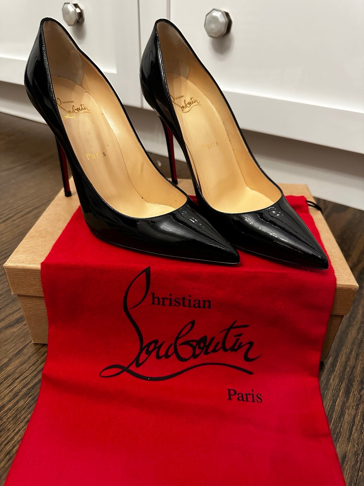 Paten Leather Christian Louboutin Heels