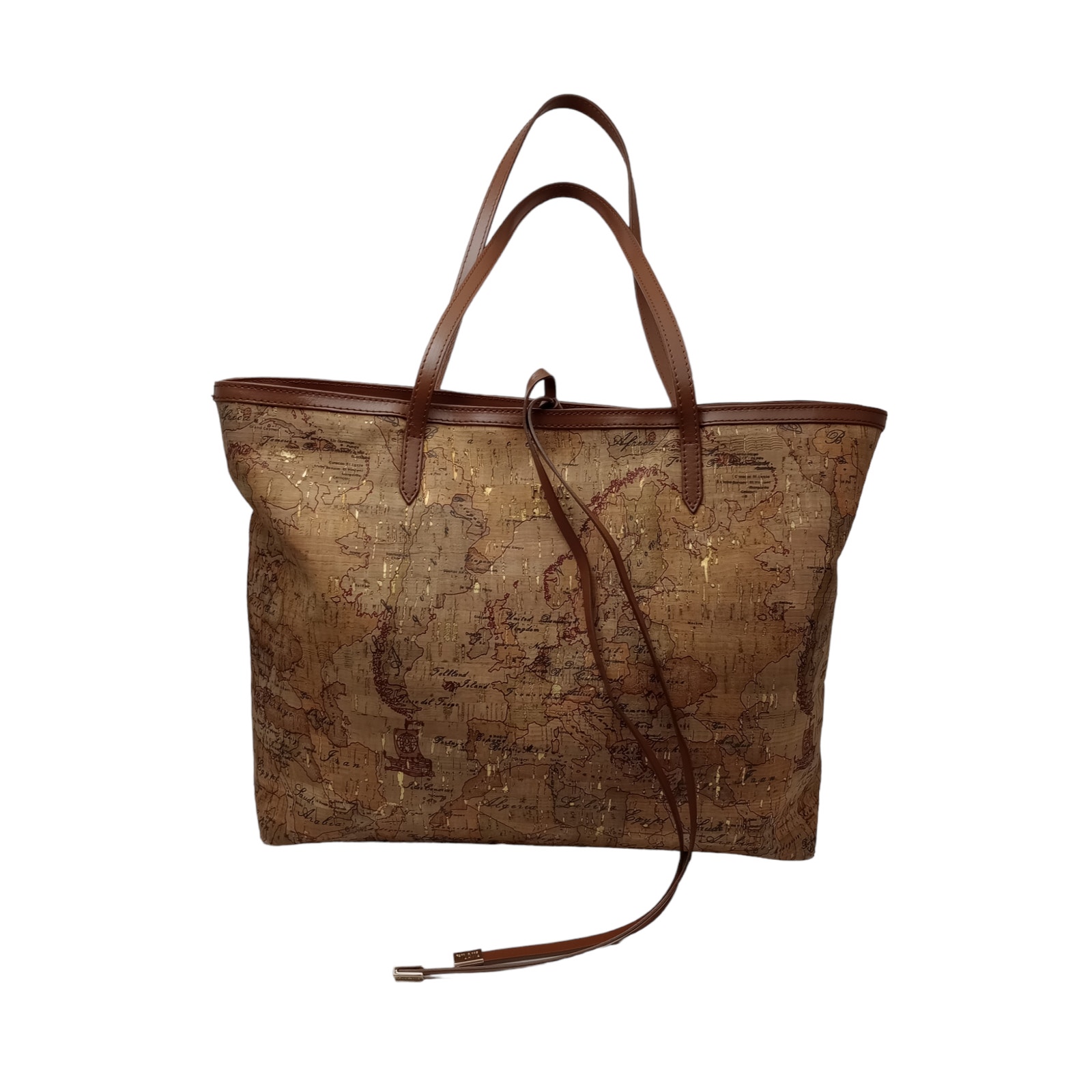 Alviero Martini Cork Atlas Tote Made In Italy