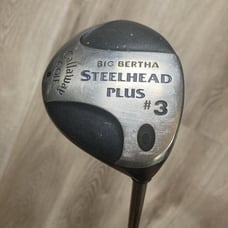 Callaway BIG BERTHA Steelhead Plus 3 Wood Firm Flex 43 Graphite Shaft Golf Club