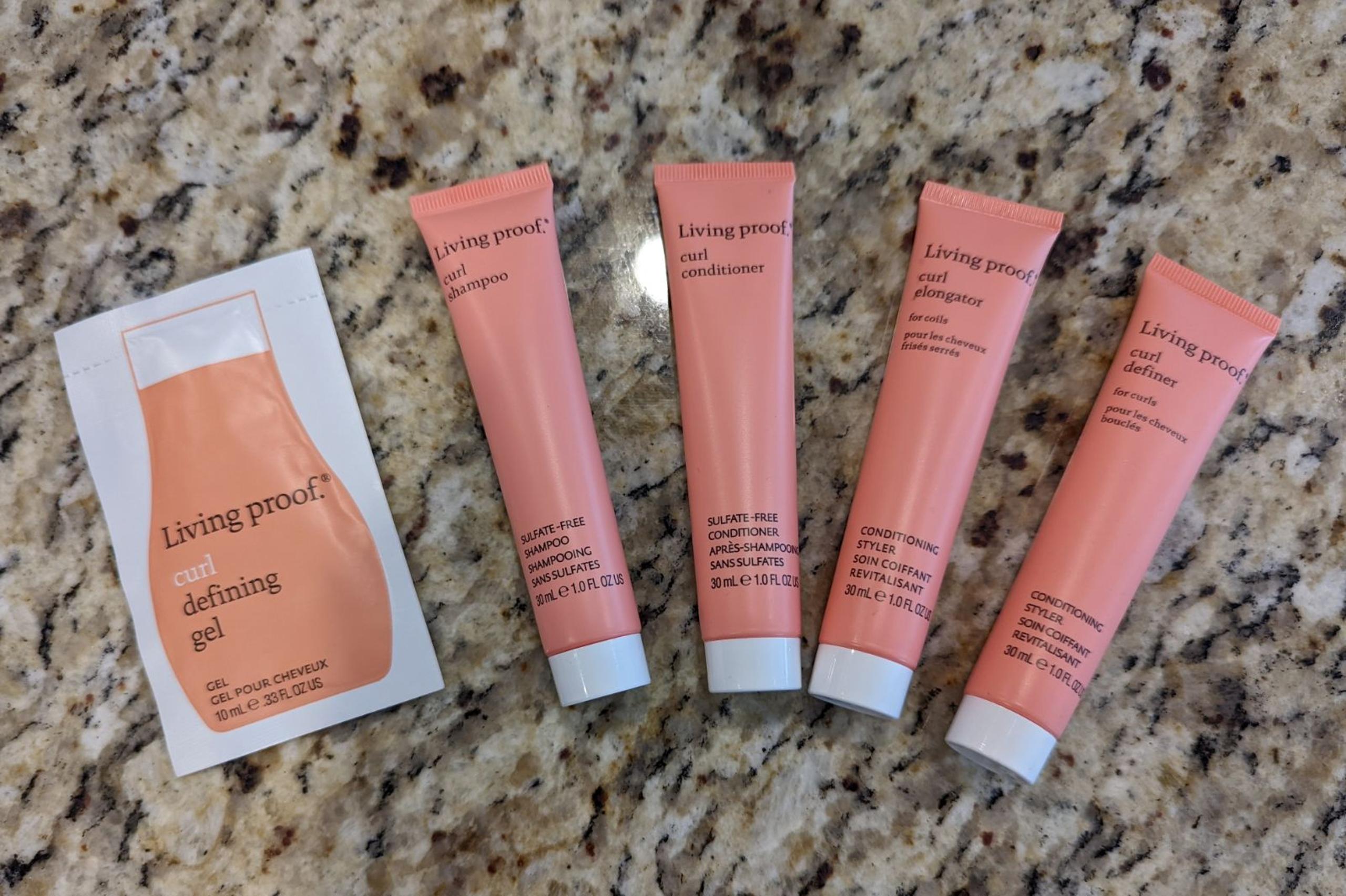 NEW Living Proof Curl Shampoo, Conditioner, Curl Enlongator, Curl Defining Gel a