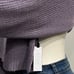 ASTR THE LABEL Cropped Open-back Oversized Sweater, Lilac Size Med. NWT!