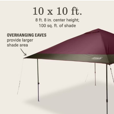 NWT OASIS™ 10 x 10 Canopy COLOR : Blackberry CLM190