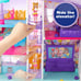 Polly Pocket Poppin' Party Pad Transforming Playhouse, Multicolor 24 Inch Mattel