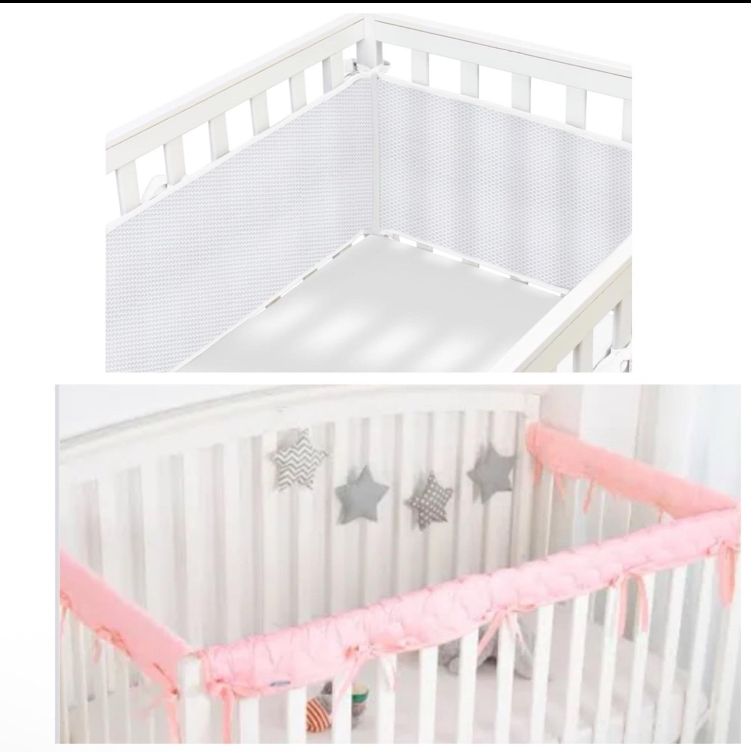 BreathableBaby crib mesh liner and crib rail covers