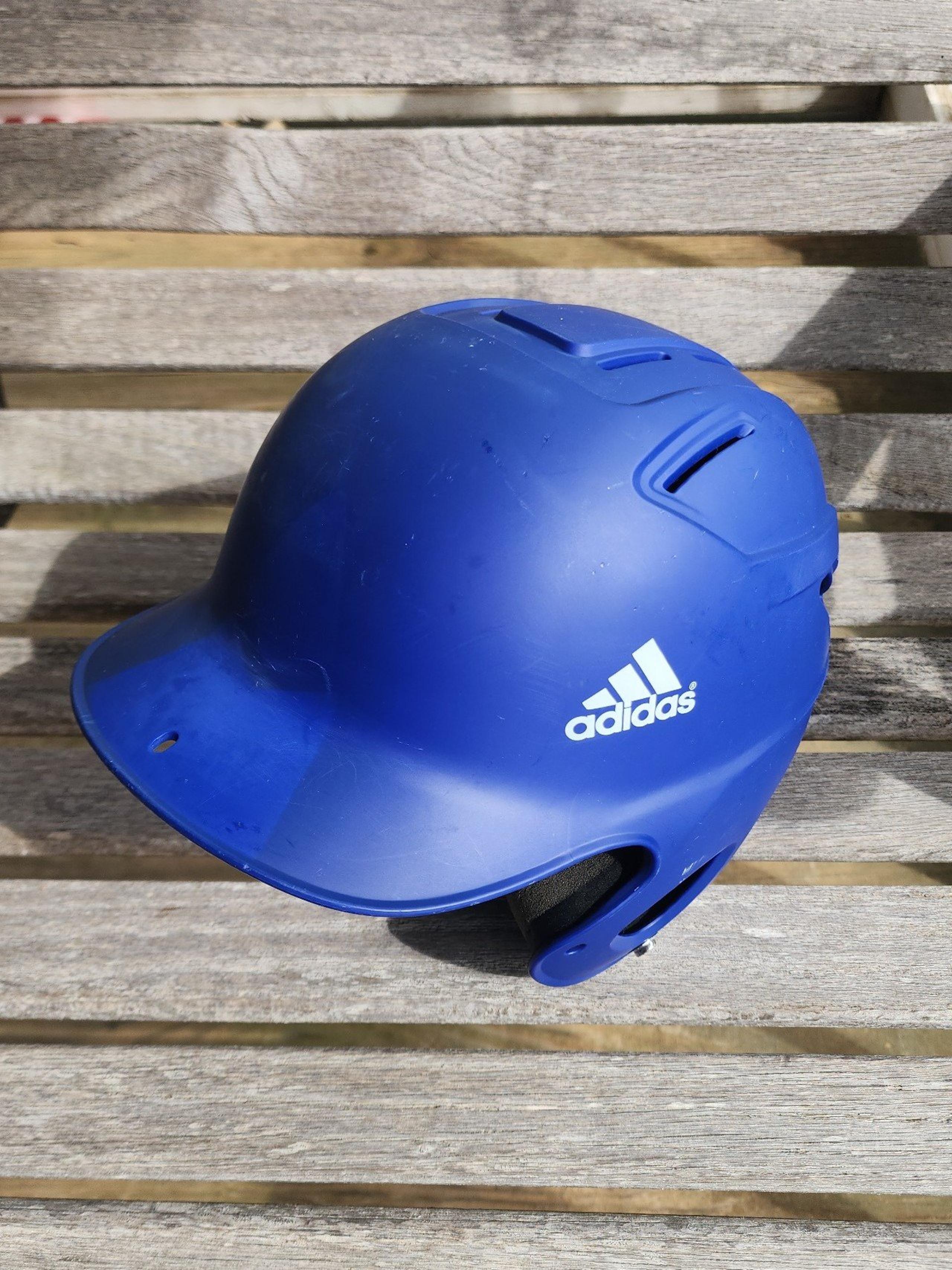 Baseball Helmet Adidas Climalite Triple Stripe Size 6 3/8 - 7 1/8.