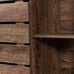 Cabinet Sideboard with Sliding Barn Door and Interior Shelves