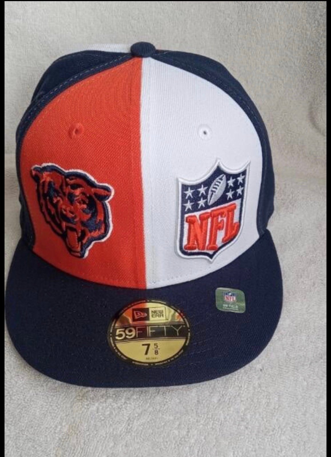 Chicago Bears New Era NFL sideline fitted hat 7 5/8