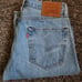 NWT Levi's X Grateful Dead Medium Wash Cotton 501 Jeans 31W 34L