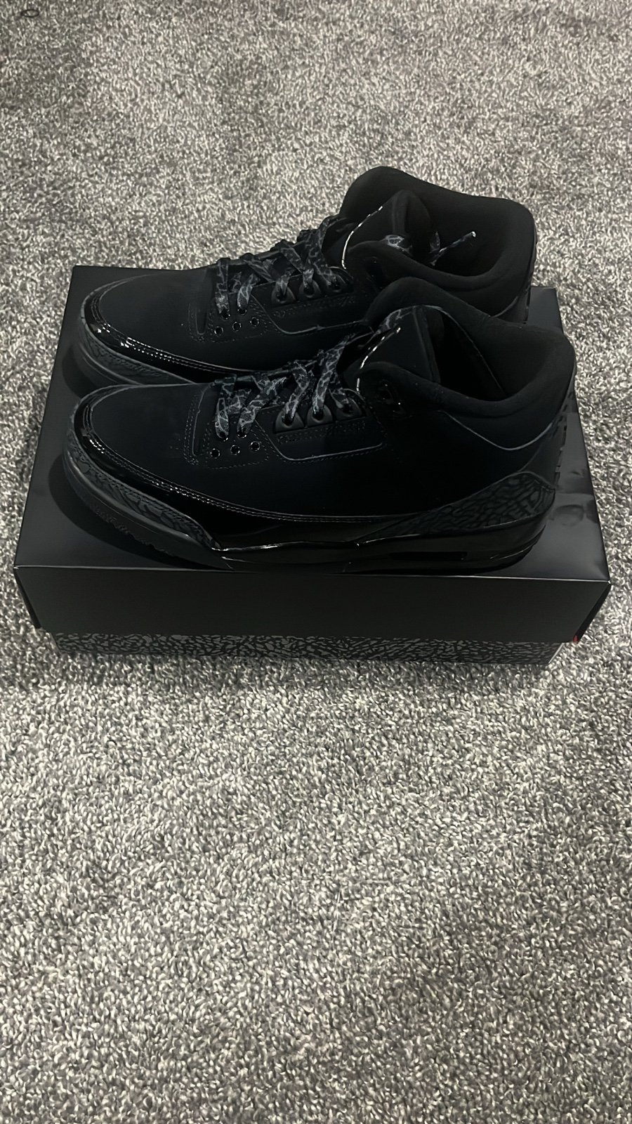 Air Jordan 3 Black Cat Men Size 7.5
