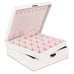 EUC Misaya Lockable Jewelry Organizer Box (White)