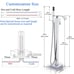 Bathroom Chrome Freestanding Tub Faucet Floor Mounted Bathtub Shower Faucet