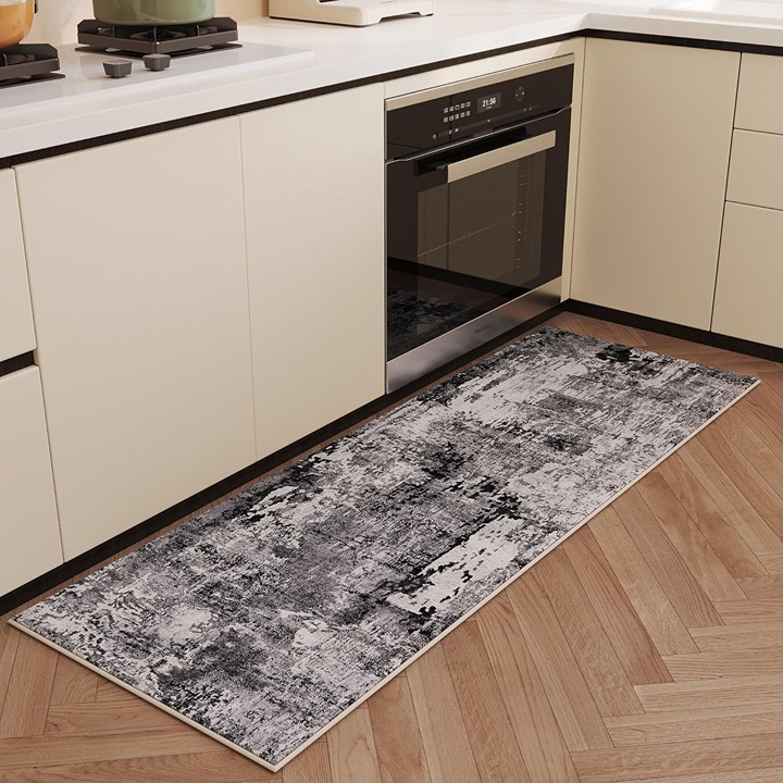 Runner Rug 2'6''x8' Hallway Runner Rug Washable Soft Area Rug Abstract