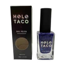 Holo Taco Midnight Spark Glitter Blue Nail Polish Discontinued NIB New in Box