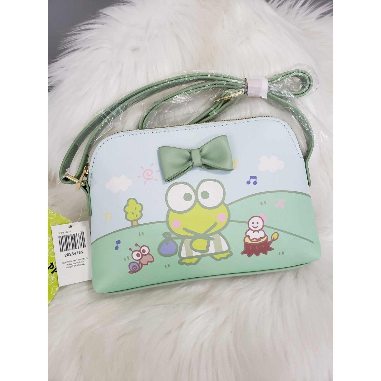NEW RARE HER UNIVERSE KEROPPI & Friends Crossbody Bag Purse Hello Kitty Sanrio